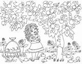 Coloring Apple Pages Orchard Fruits Farm Picking Fruit Tree Basket Printable Drawing Colouring Girl Printables Sheets Getcolorings Kids Color Getdrawings sketch template