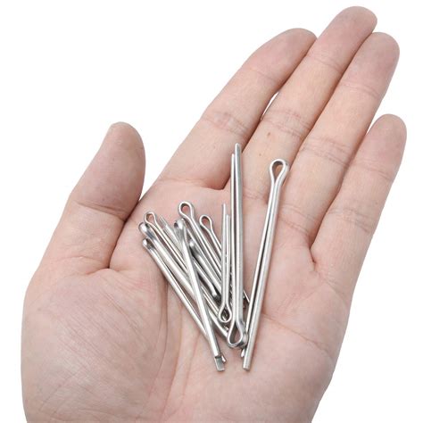 pcs  stainless steel cotter pin assortment kit  automotive mechanics ebay