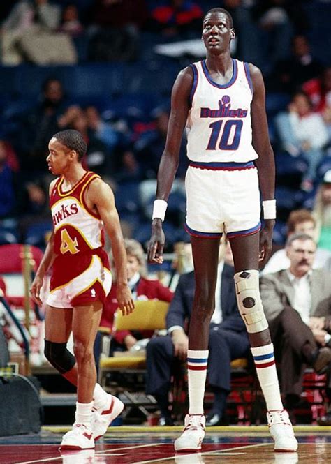 album manute bol tallest nba player pictures  images