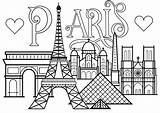 Paris Eiffel Monuments Tour Disegni Colorare Dame Triomphe Erwachsene Texte Francia Coloriages Malbuch Adulti Justcolor Cathedrale Torre Colouring Louvre Pyramid sketch template