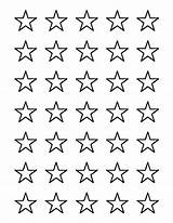 Star Stars Printable Inch Pattern Stencil Outline Patterns Template Clipart Stencils Patternuniverse Print Templates Use Coloring Flag Cut Printables Crafts sketch template