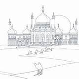 Coloring Pages Colouring Sophia Hagia Color Islamic sketch template