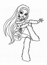 Coloring Pages Monster High Girls Colouring Kids Printable Anima Popular Printables Abbey sketch template