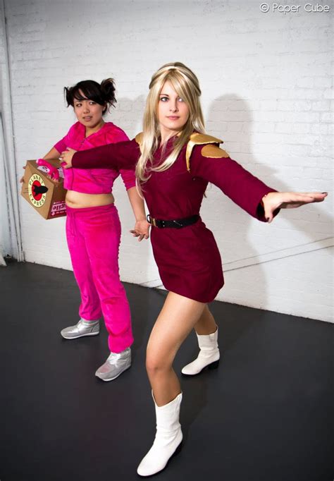 amy wong and zapp brannigan futurama by paper cube on deviantart