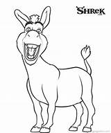 Shrek Donkey Coloring Pages Coloring4free Drawing Kids Face Clipart Printable Color Book Disney Cartoon Getdrawings Colorea Con Fun Library Print sketch template