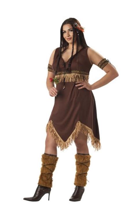 thanksgiving indian princess pocahontas adult plus size costume 2x large 01666