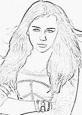 Cyrus Miley Coloring Pages sketch template