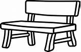 Bench Clipart Bank Coloring Park Furniture Wooden Benches Garden Clip Vector Cliparts Public Banc Porch Designlooter Pages Library Clipground Sit sketch template
