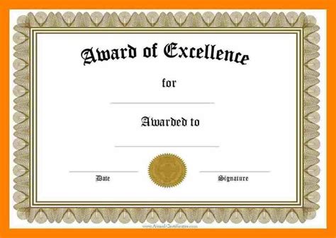 certificates captivating certificate template word ideas