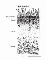 Soil Dirt Topsoil Bedrock sketch template