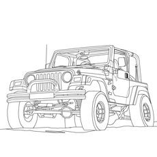top   printable jeep coloring pages