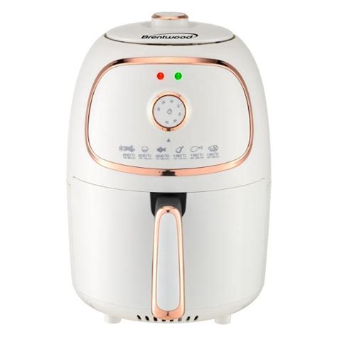 brentwood  quart small electric air fryer  timer  temp control white target