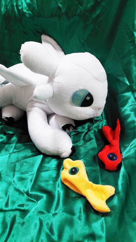 dragon light fury light fury plush   train  etsy