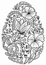 Easter Egg Coloring Pages Floral Eggs Color Decorations Colouring Printable Adult Sheets Colorful Intricate Flower Print Books Momjunction Pattern Spring sketch template