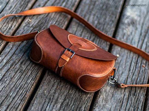 whiskey leather bag  pattern cross bag saddle bag crossbody purse