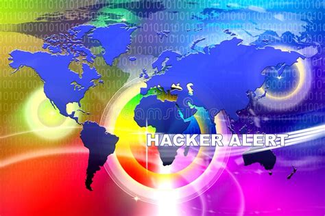 hacker world stock illustration illustration  blue
