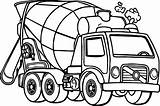 Truck Cement Drawing Coloring Pages Book Getdrawings sketch template