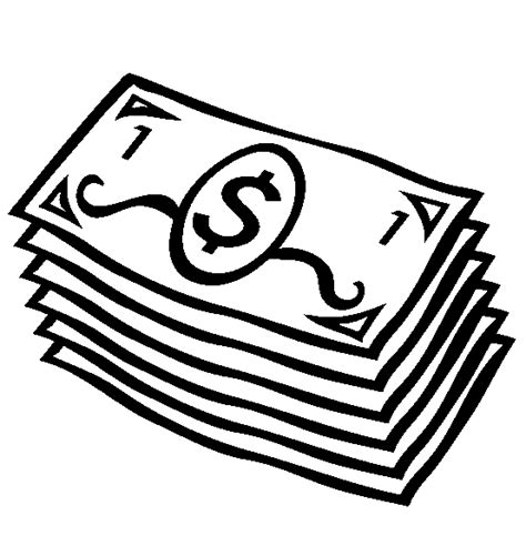 money coloring pages dollar bills