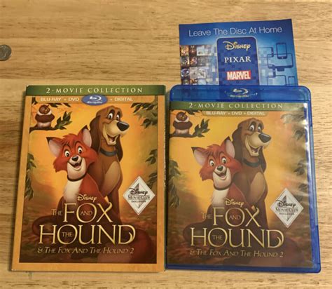 The Fox And The Hound 1 And 2 Blu Ray 1981 Authentic Disney