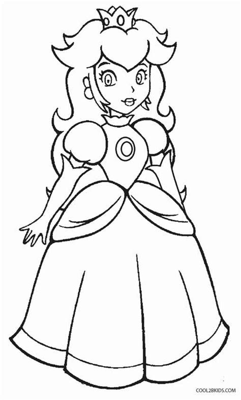 printable princess peach coloring pages  kids coolbkids super