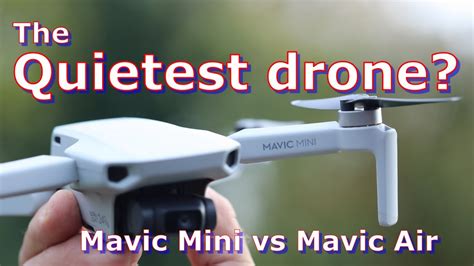 dji mavic mini sound test djis quietest drone youtube