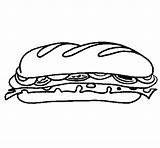 Sandwich Coloring Vegetable Bread Loaf Coloringcrew Jb Colored Color Colorear Cliparts Book Printable sketch template