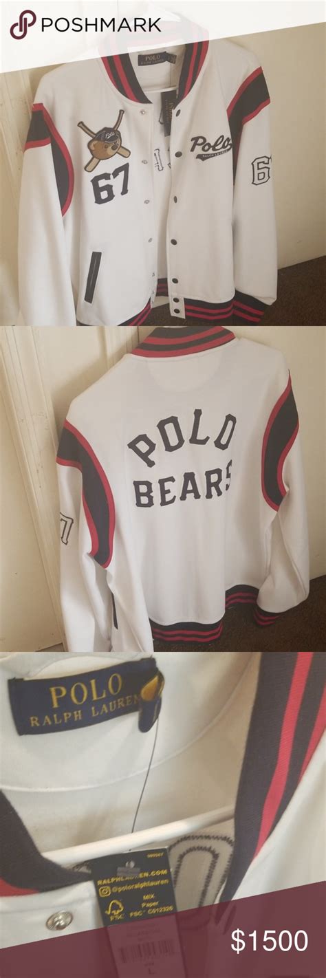 ralph lauren polo bears varsity jacket limited edition