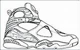 Vapormax Coloringhome Getcolorings Lebron sketch template