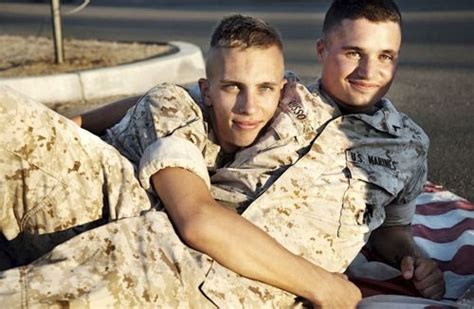 we are american soldiers happily committed to each other we are in love and are proud to