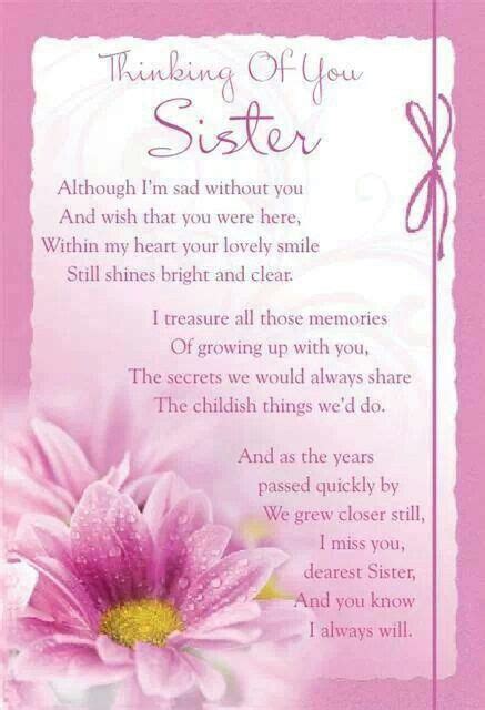 sis i love you and miss you dearly ♥ ~ n ~ gentle hugs xoxo ♥ sissy ¥ sisters forever