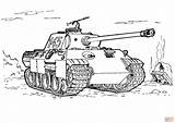 Panther Panzer Ausmalbild Zum Zeichnen sketch template
