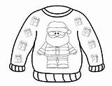 Sweater Coloring Ugly Pages Getdrawings Preview sketch template