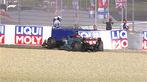 Lewis Hamilton And George Russell Into The Barriers At The Austrian