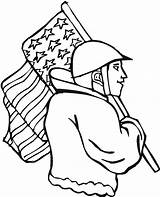 Coloring Soldier Flag Veterans American Celebrating Pages Australia Logo Drawings Choose Board sketch template