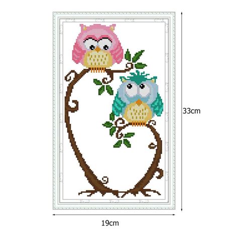 owl ct stamped cross stitch kitxcm