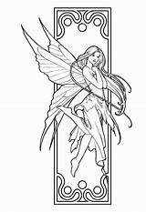 Coloring Fairy Pages Adults Printable Fairies Beautiful Queen Fantasy Detailed Magic Rainbow Anime Print Adult Sheets Color Kids Coloringhome Colouring sketch template