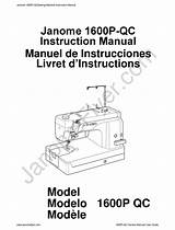 Janome 1600p Qc Manual Manualslib sketch template