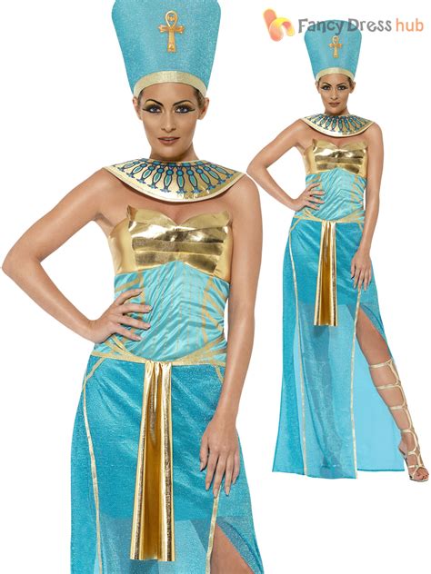 Ladies Egyptian Queen Goddess Isis Ancient Egypt Cleopatra Costume