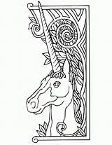 Licorne Coloriage Tete Personnages Everfreecoloring Unicornio Coloriages sketch template