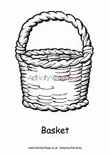 Basket Easter Empty Village Trays Activityvillage sketch template