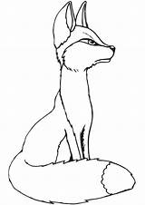 Fox Adaptive sketch template