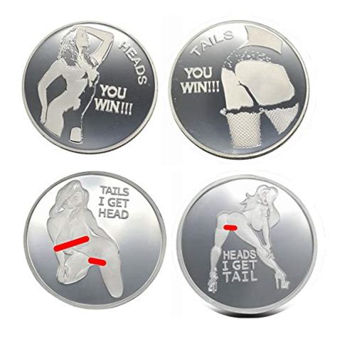 Buy Orchidtek Sexy Stripper Pin Up Good Luck Heads Tails Challenge Coin