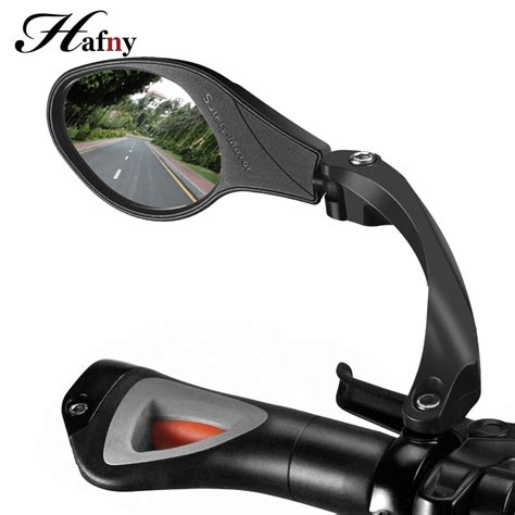 pair bicycle mirror road bike rear view mirrors cycling handlebar  eye blind spot mirror