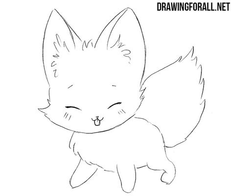 draw  chibi fox