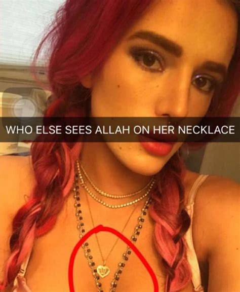 People Thought Bella Thorne’s “slut” Necklace Said
