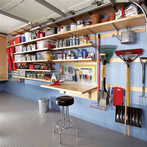 brilliant ways  organize  garage  family handyman
