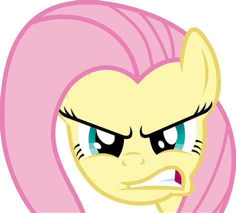 fluttershy angry  mio  deviantart