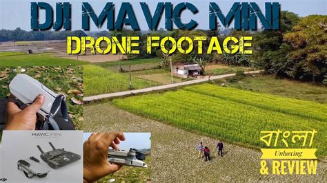 dji mavic mini footage bengali unboxing  review price  budget drone  india youtube