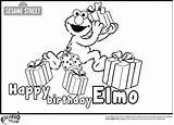 Coloring Elmo Pages Birthday Sesame Street Happy Printable 1st Color Character Getcolorings Use These Female Comments sketch template
