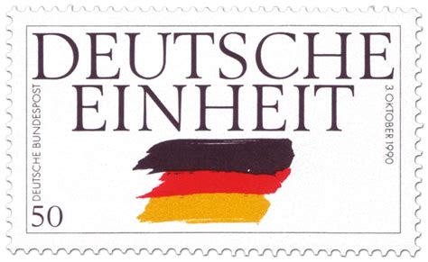 tag der deutschen einheit german stamp
